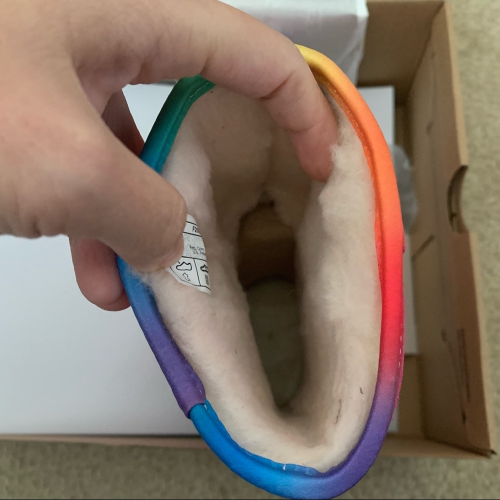 Ugg Kids Classic Short II Rainbow Boot - Picture 2 of 6